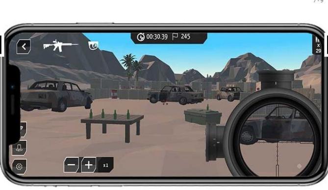 Virtual Shot Rifle Targettraining Mount inkl. QR-Code für Handy IOS oder Android